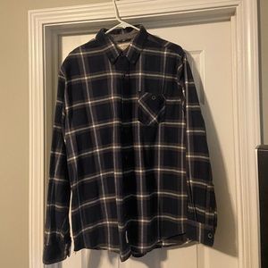 Weatherproof vintage navy/white flannel
